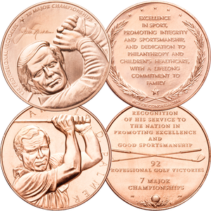 Great American Golfers Bronze Medal Set Main Image
