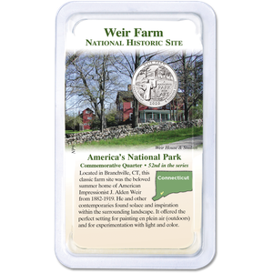 2020 Weir Farm National Historic Site Quarter in Showpak Main Image