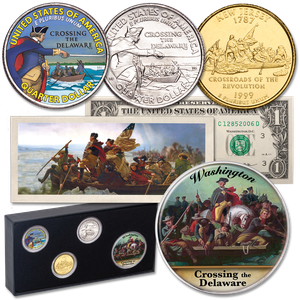 Ultimate Washington Crossing the Delaware Coin and Note Set Main Image