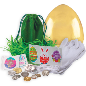 Jumbo Golden Easter Egg with Grab Bag Main Image