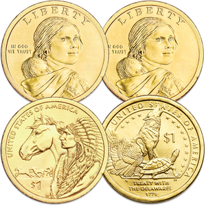 2012-2013 Native American Dollar Set (2 coins)
