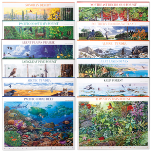 1999-2010 Nature of America 12-Sheet Stamp Collection Main Image