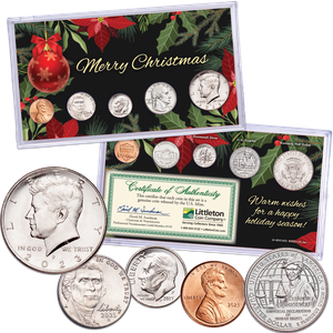 2023 Merry Christmas U.S. Coin Year Set Main Image
