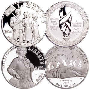 2014-2024 Civil Rights Silver Dollar Set Main Image