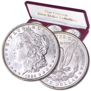 1883-1885 "O" Mint Morgan Silver Dollar Set Main Image