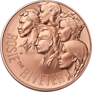 Rosie the Riveter Bronze Medal Main Image