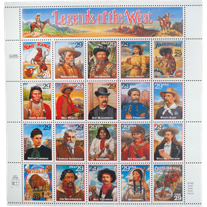 Legends of the West Stamps Main Image