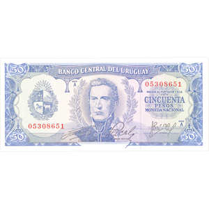 ND (1967) Uruguay 50 Pesos Main Image