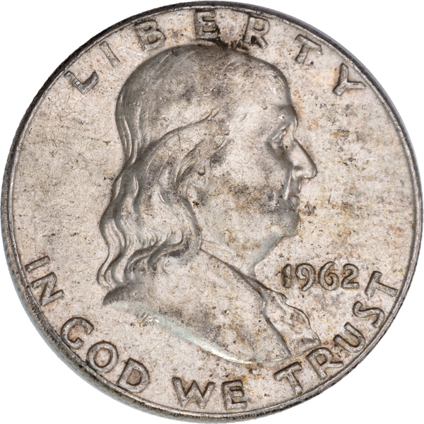 1962 Franklin Half Dollar CIRC