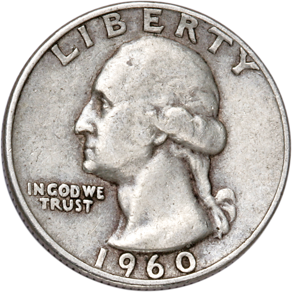 1960-D Washington Silver Quarter CIRC