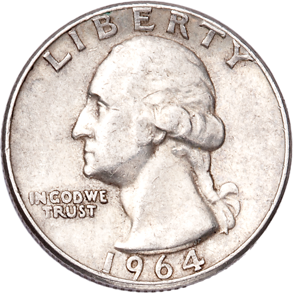 1964 Washington Silver Quarter