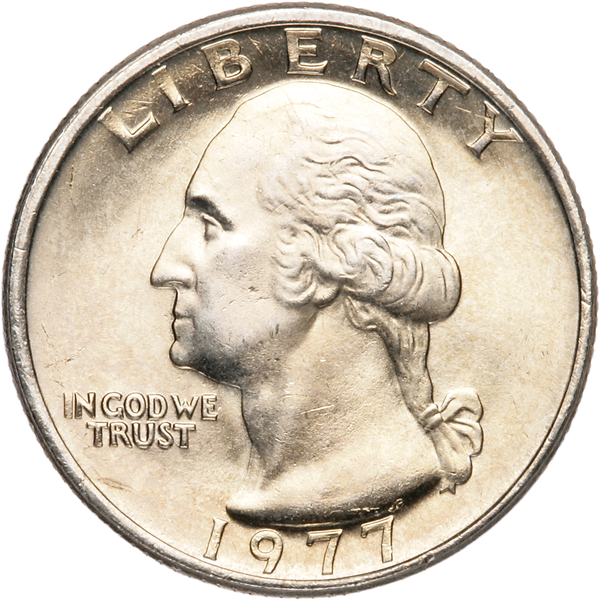 1977 Washington Quarter MS60