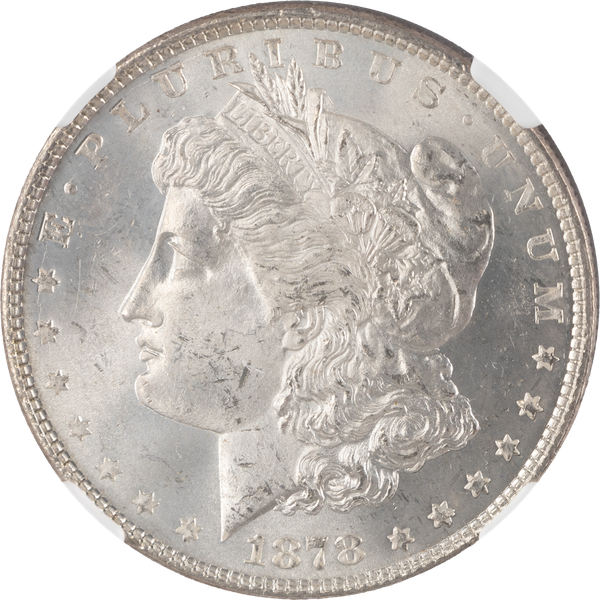 1878 Morgan Silver Dollar, 8 Tail Feathers