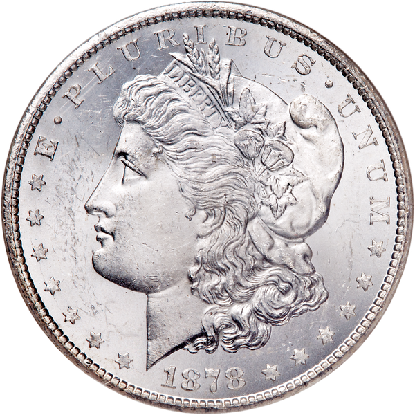 1878-CC Morgan Silver Dollar MS63