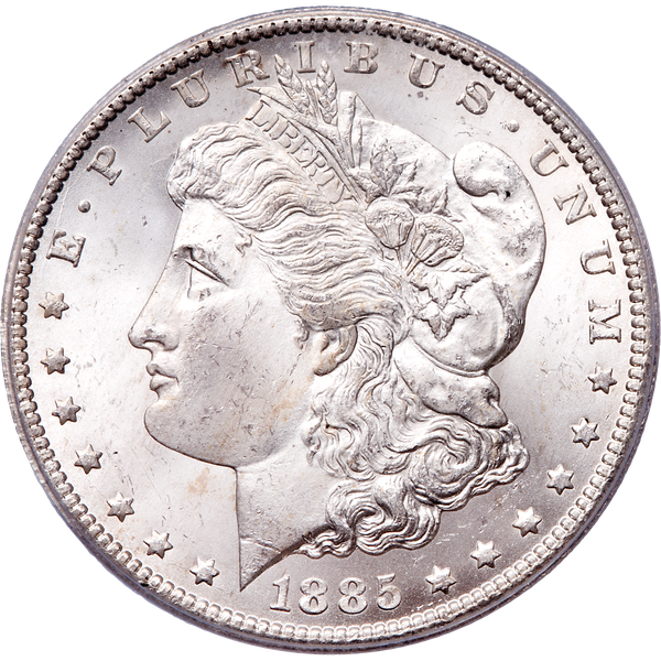 1885-CC Morgan Silver Dollar