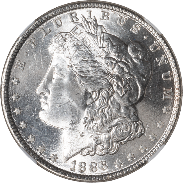 1886 Morgan Silver Dollar MS64