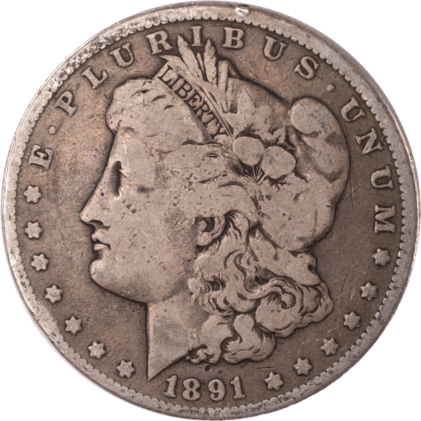 1891 Morgan Silver Dollar VG#2