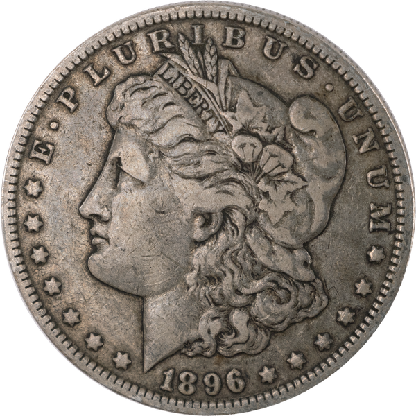 1896-O Morgan Silver Dollar F