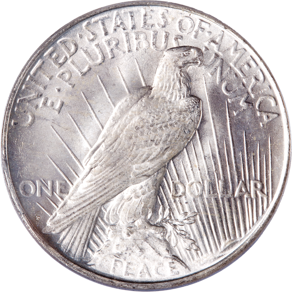 Vintage silver dollar coin 1922 Liberty with Eagle Peace large coin