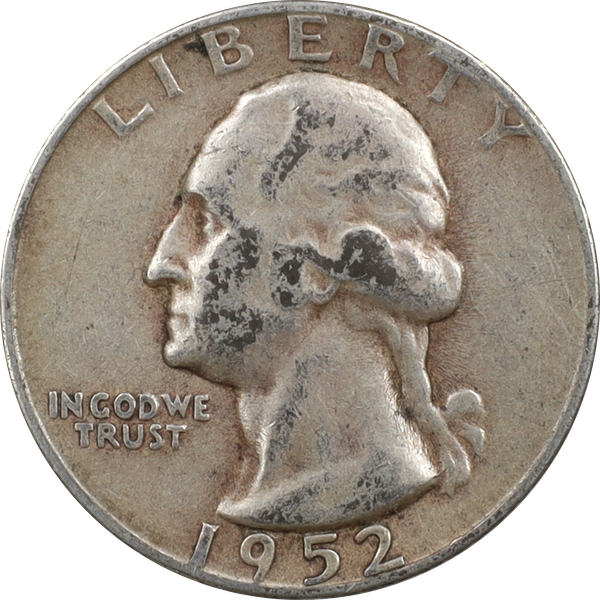 1952-S Washington Silver Quarter CIRC