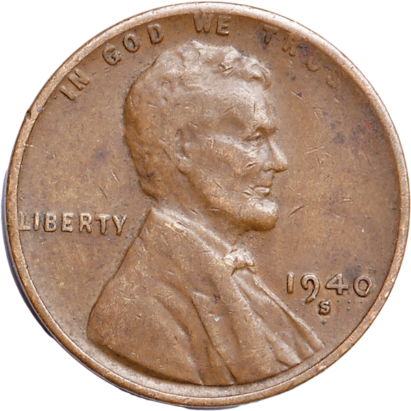 1940-S Lincoln Head Cent CIRC