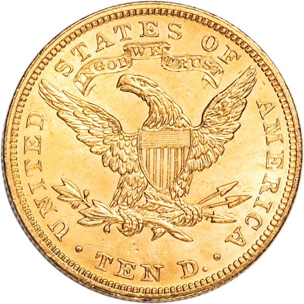 Liberty Head $10 (1838-1907), Coin Explorer