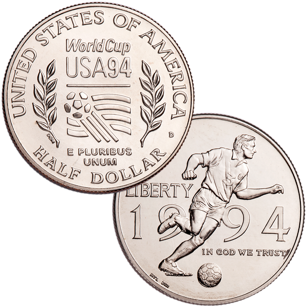 1994-D World Cup Tournament Clad Half Dollar | Littleton Coin Company