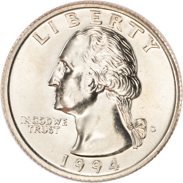 1994-D Washington Quarter MS60