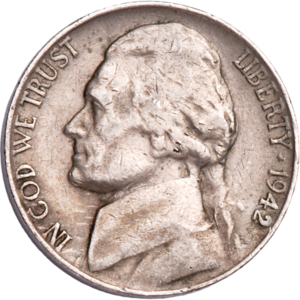 1942-D Jefferson Nickel CIRC