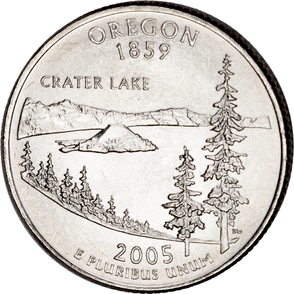 2005-D Oregon Statehood Quarter