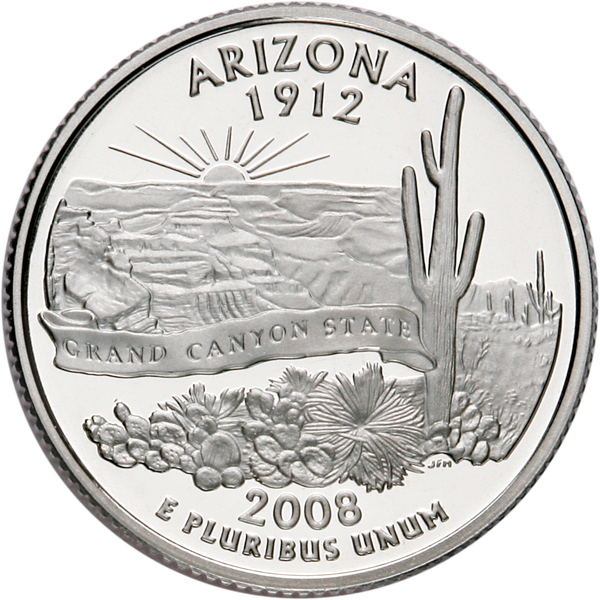 2008-S Arizona Statehood Quarter
