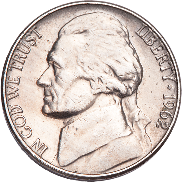 1962 Jefferson Nickel