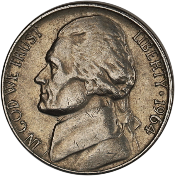 1964-D Jefferson Nickel