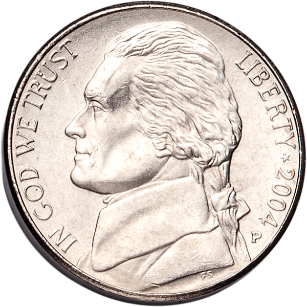2004-P Jefferson Nickel, Peace Medal MS60