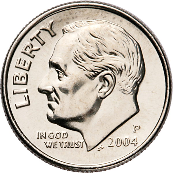 2004-P Roosevelt Dime MS60