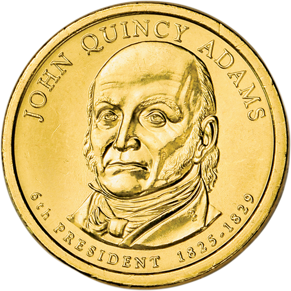 2008-P John Quincy Adams Presidential Dollar | Littleton Coin Company