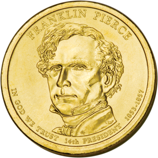 2010-D Franklin Pierce Presidential Dollar | Littleton Coin Company