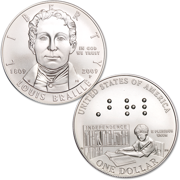 Intro to Louis Braille Commemorative Coins