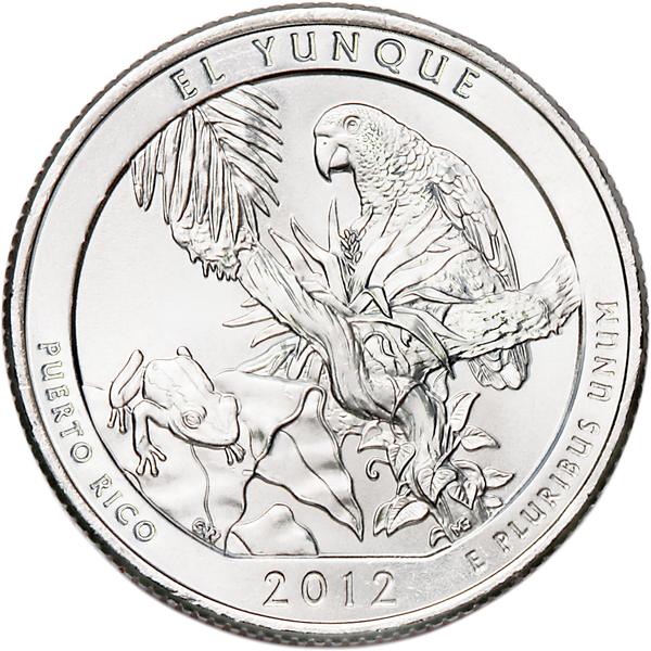 2012-S Unc. El Yunque National Forest Quarter