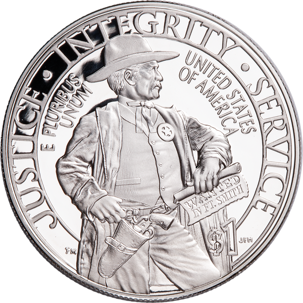 2015-P U.S. Marshals Service 225th Anniversary Silver Dollar