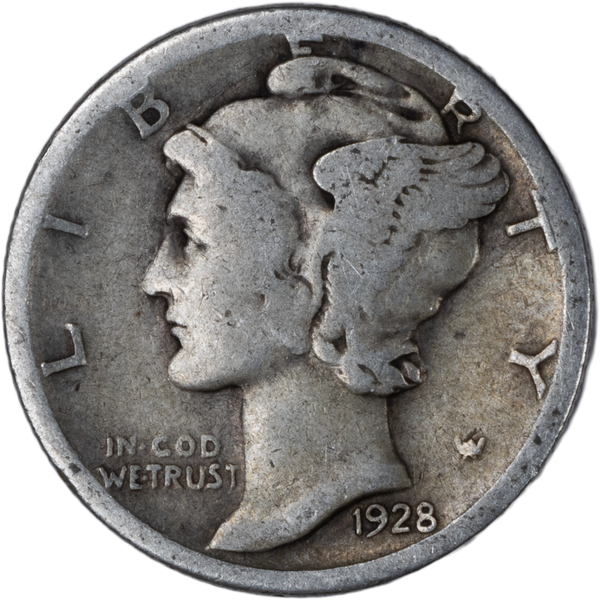 1928-S Mercury Dime CIRC