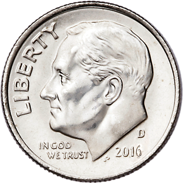 2016-D Roosevelt Dime