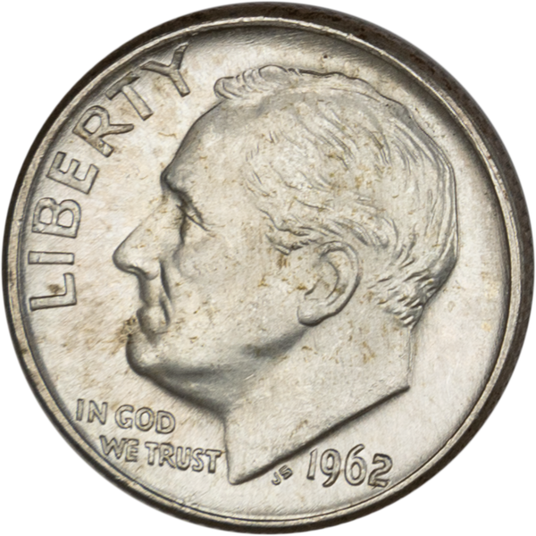 1962-D Roosevelt Silver Dime