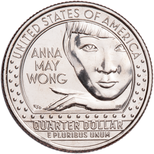 2022-D Anna May Wong U.S. Women Quarter