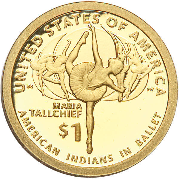 2023 P Native American Dollar Maria Tallchief and American Indians