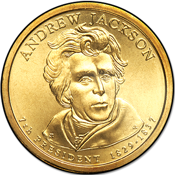 2008 Andrew Jackson Presidential Dollar Error, Missing Edge