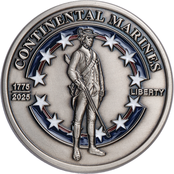 1775-2025 250 Years of Service Continental Marines Challenge Coin