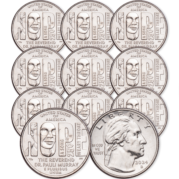 2024-D Ten Rev. Dr. Pauli Murray U.S. Women Quarters