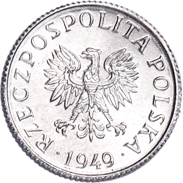 1949 Poland 1 Grosz