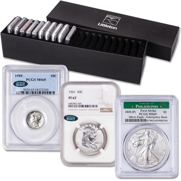 Instant Collection of 10 Certified Silver Coins